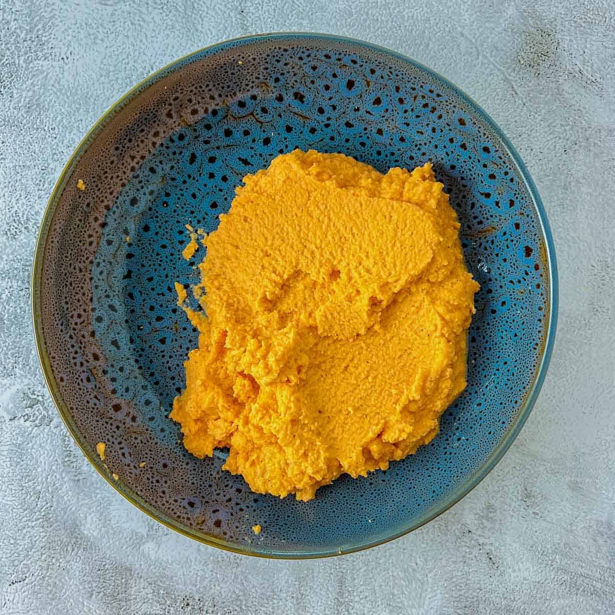 Soaked lentils ground into a thick paste.