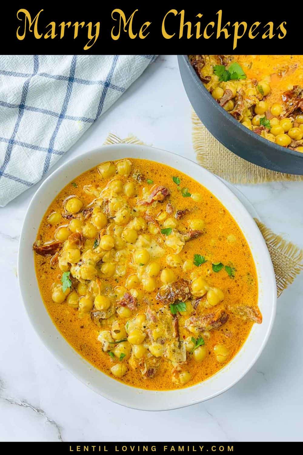 Marry me chickpeas Pinterest image.