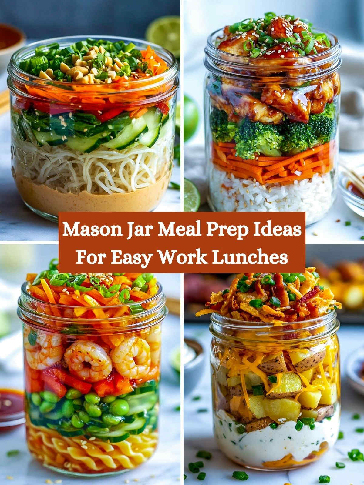 Masor jar meals collage.