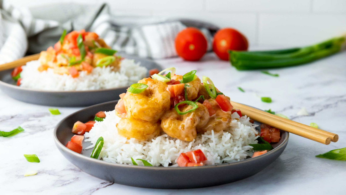 Bang bang shrimp social media image.