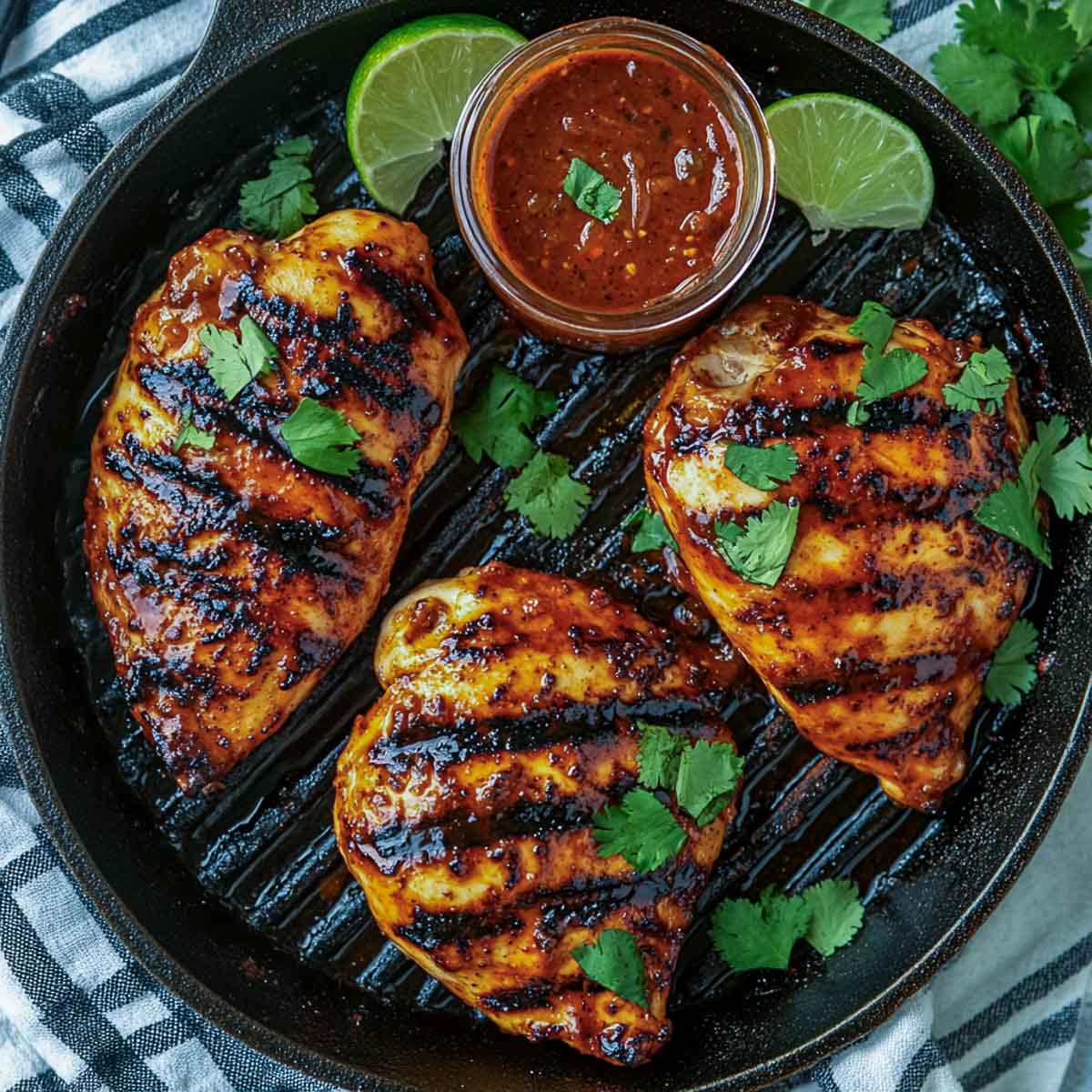 Southwest chipotle marinated chicken breast.