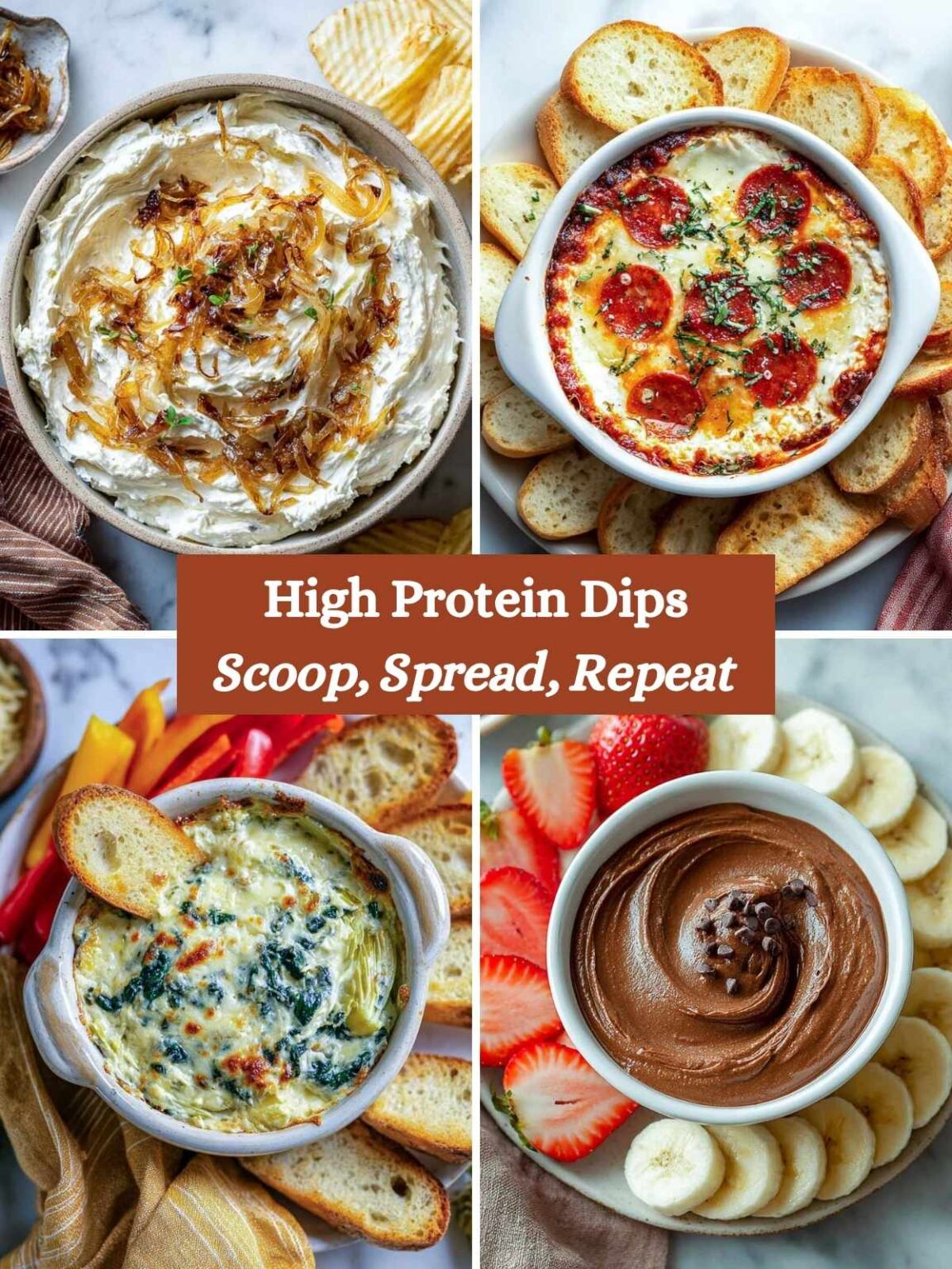 30 High Protein Dips to Scoop, Spread, and Snack