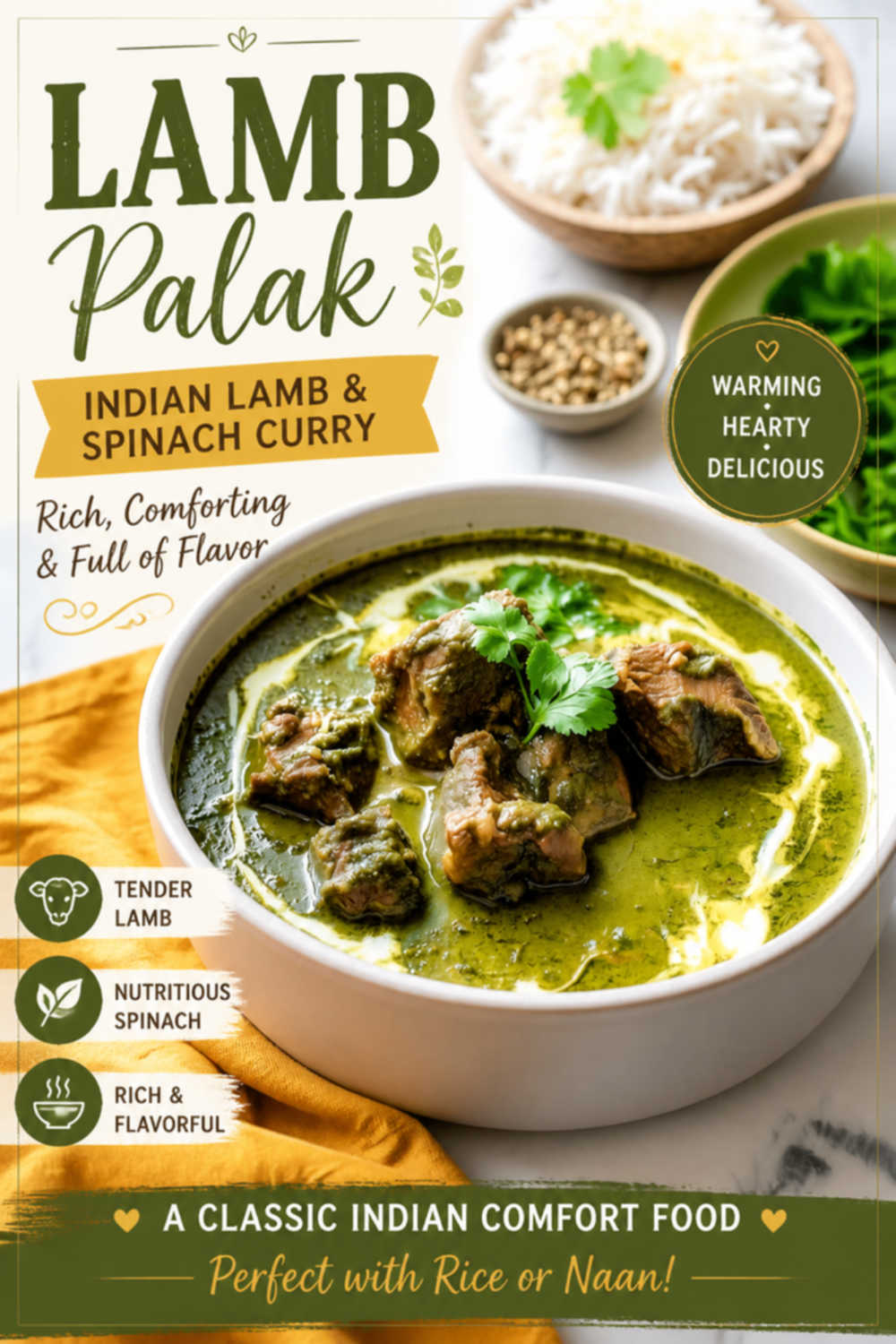 Lamb palak Pinterest image.